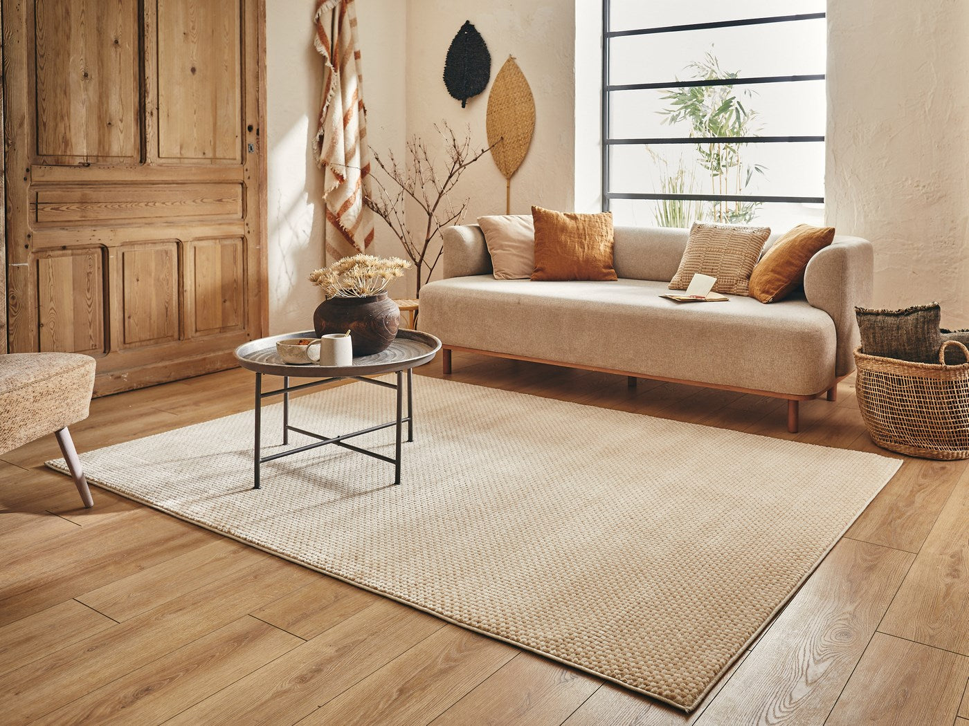 Tapis Bianca 173 - Motif Géométrique - Creme / Beige - Intérieur