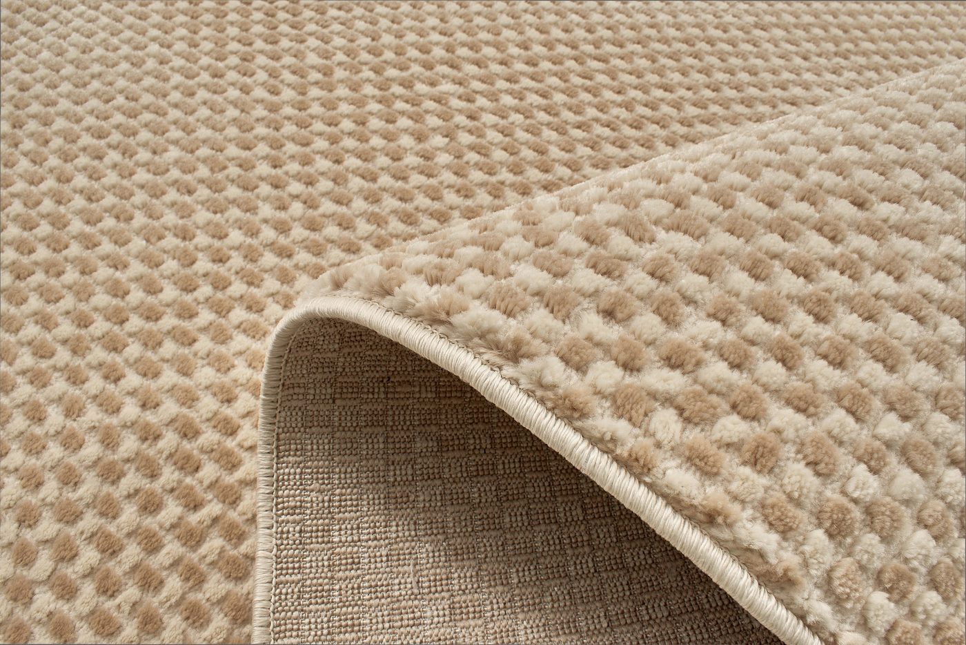 Tapis Bianca 173 - Motif Géométrique - Creme / Beige - Intérieur
