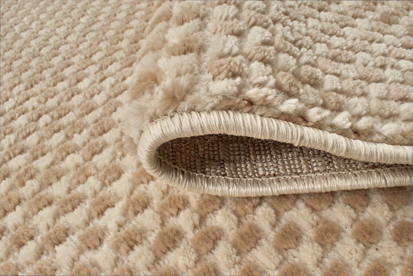 Tapis Bianca 173 - Motif Géométrique - Creme / Beige - Intérieur