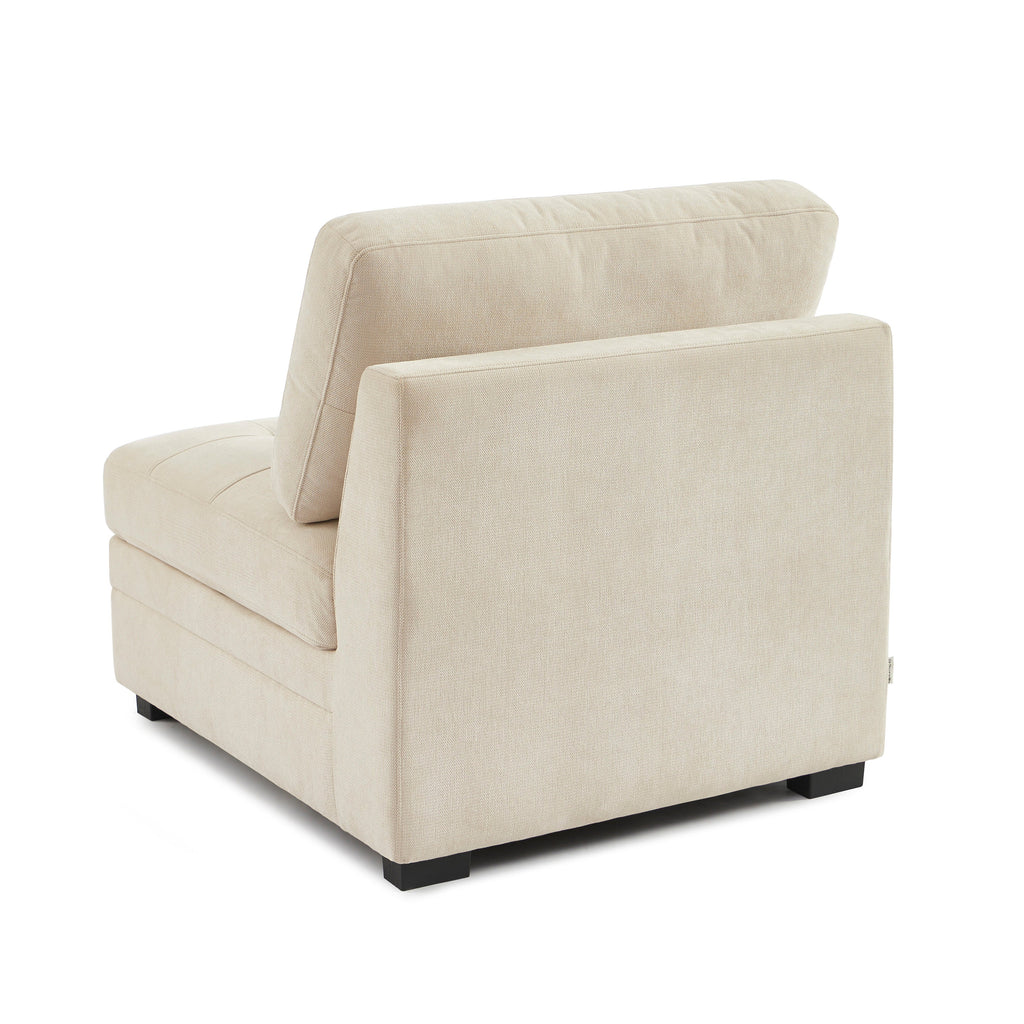 Billie - Chauffeuse Modulable 1 Place - Tissu Chenille - Beige