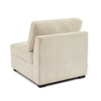 Billie - Chauffeuse Modulable 1 Place - Tissu Chenille - Beige