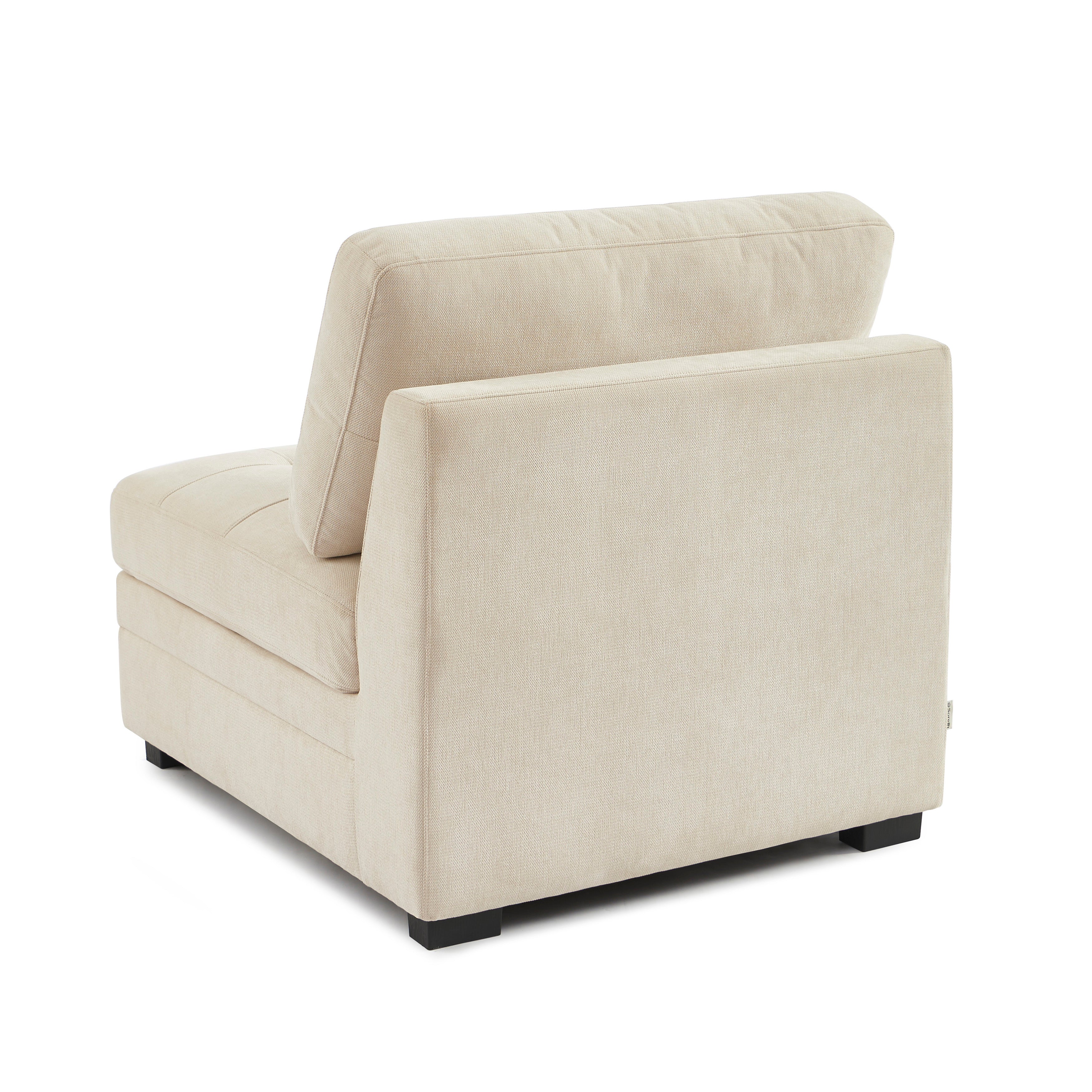 Billie - Chauffeuse Modulable 1 Place - Tissu Chenille - Beige