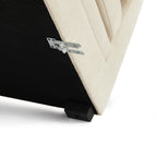 Billie - Chauffeuse Modulable 1 Place - Tissu Chenille - Beige