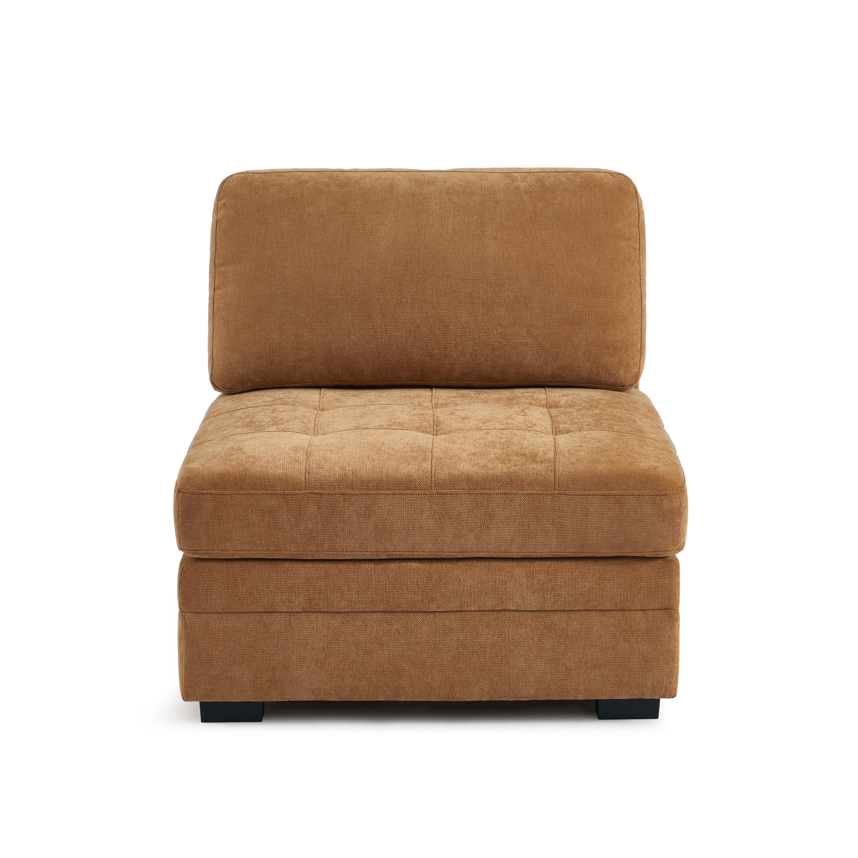 Billie - Chauffeuse Modulable 1 Place - Tissu Chenille Écureuil