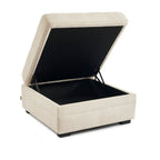 Billie - Pouf - Tissu Chenille - Beige