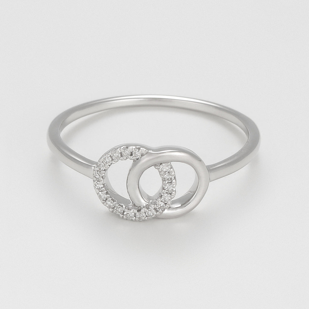 Bague "Ciala" - D 0,05Ct/18 - Or Blanc