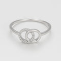 Bague "Ciala" - D 0,05Ct/18 - Or Blanc