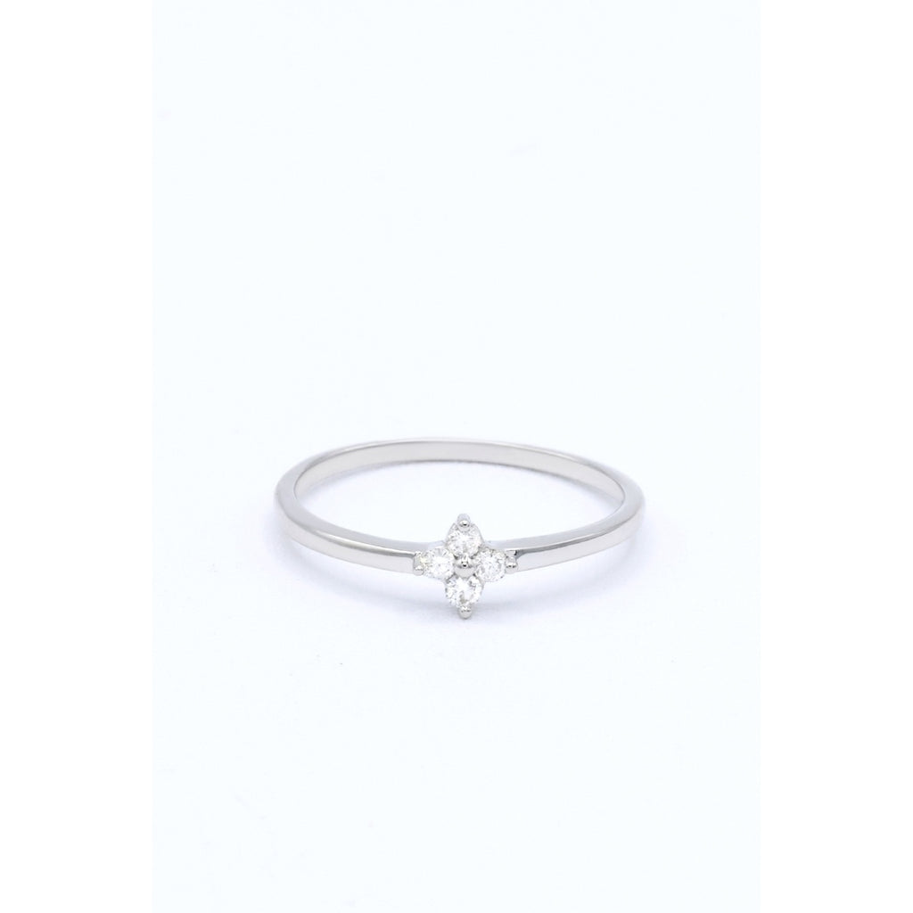 Bague "Alba" Diamants 0,08/4