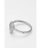 Bague "Indira" - D0,22/36 - Or Blanc