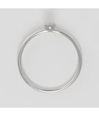 Bague "Rinata" - D 0,03Ct/7 - Or Blanc
