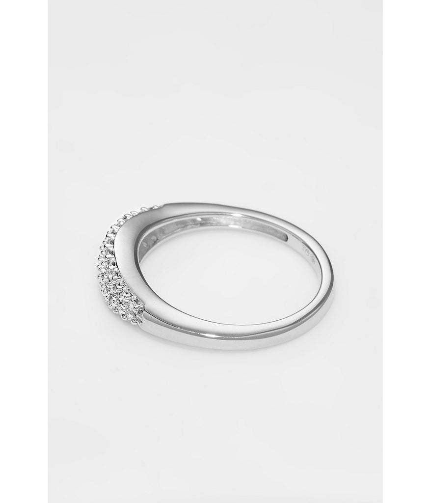 Bague "Ivena" - D 0,25/35 - Or Blanc