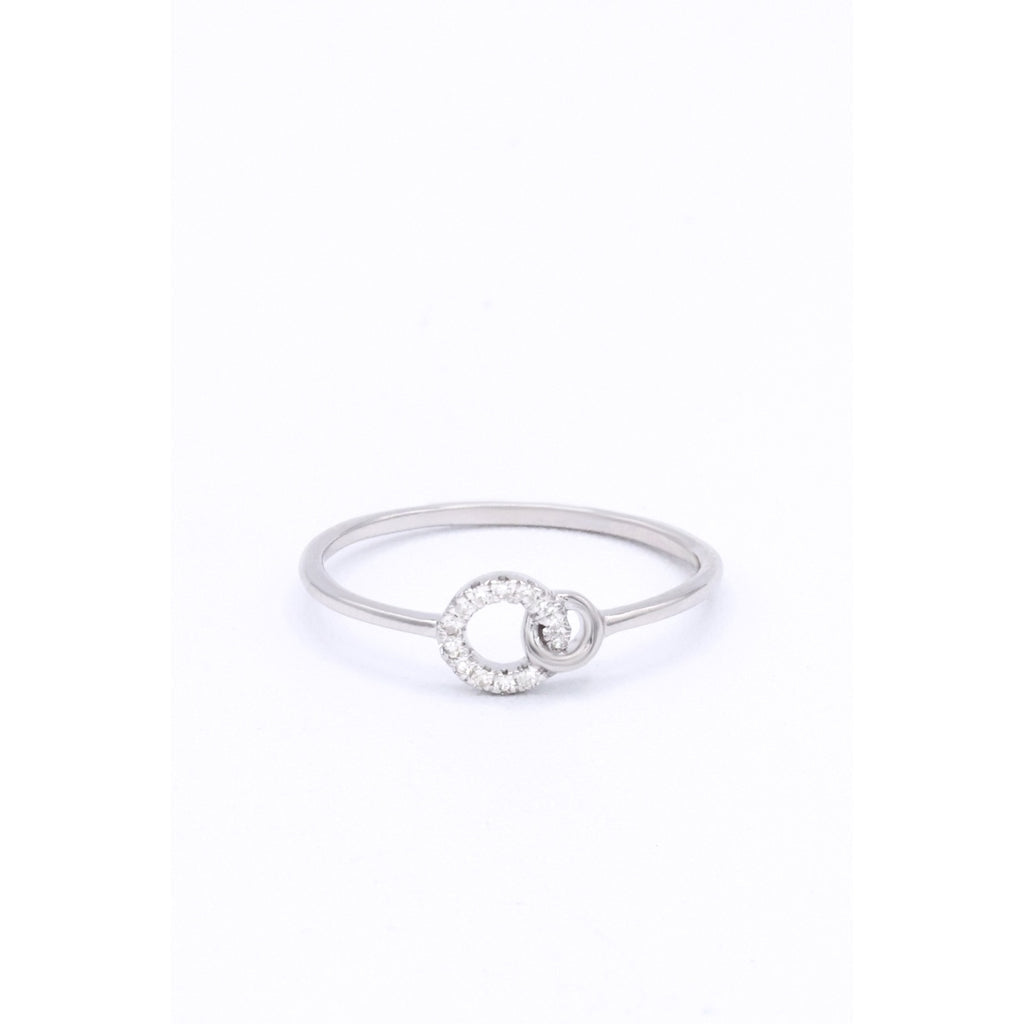 Bague "Jade' Diamants 0,04/13ct