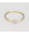 Bague "Fivia" - D 0,02/1  - Or Jaune