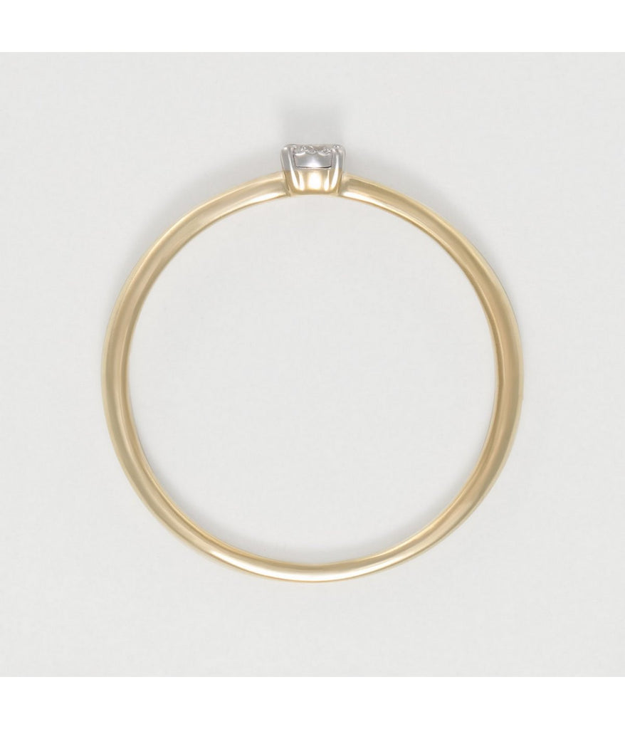 Bague "Fivia" - D 0,02/1  - Or Jaune