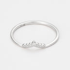 Bague "Trésor Opalescent" D0,03/7 - Or Blanc