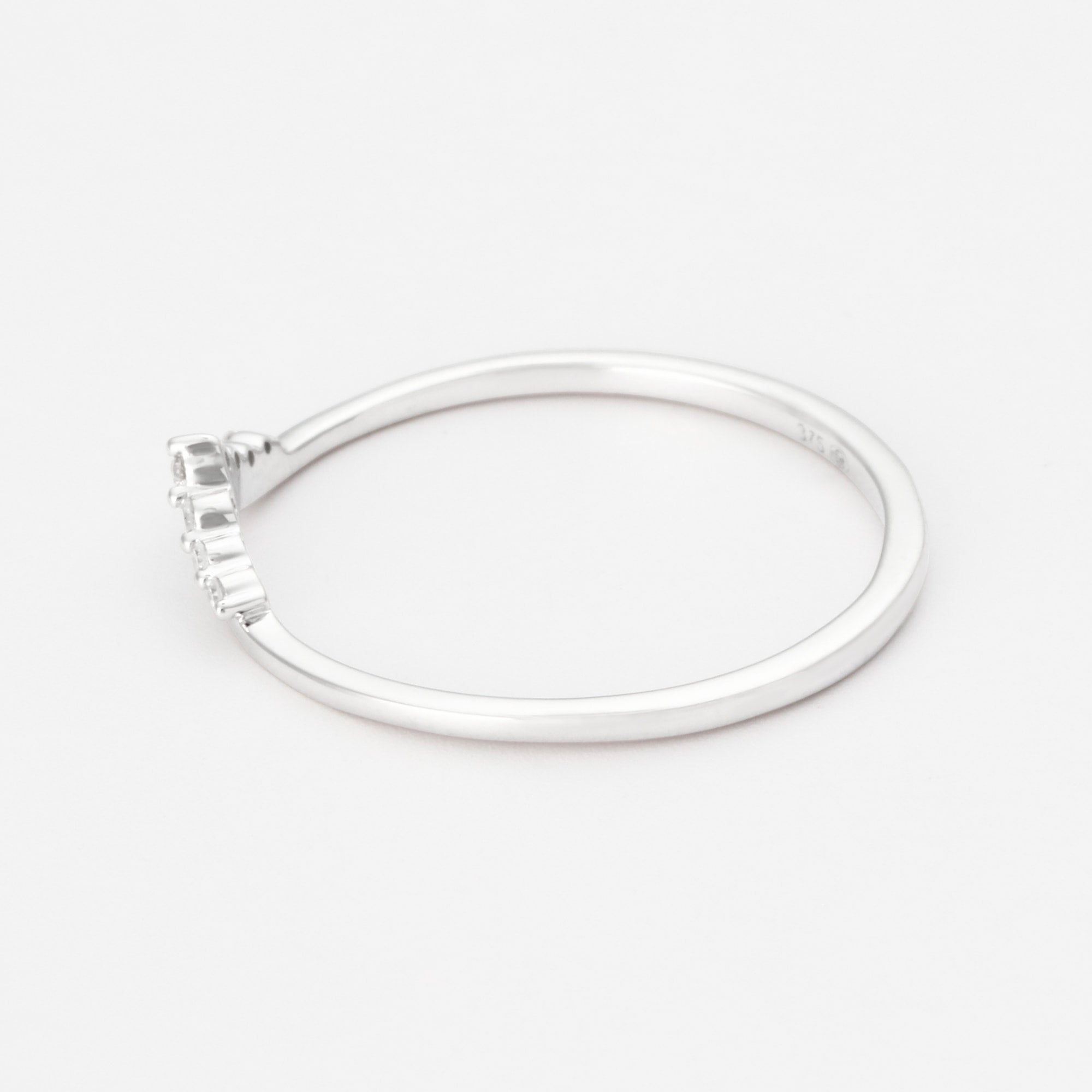 Bague "Trésor Opalescent" D0,03/7 - Or Blanc