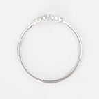 Bague "Trésor Opalescent" D0,03/7 - Or Blanc