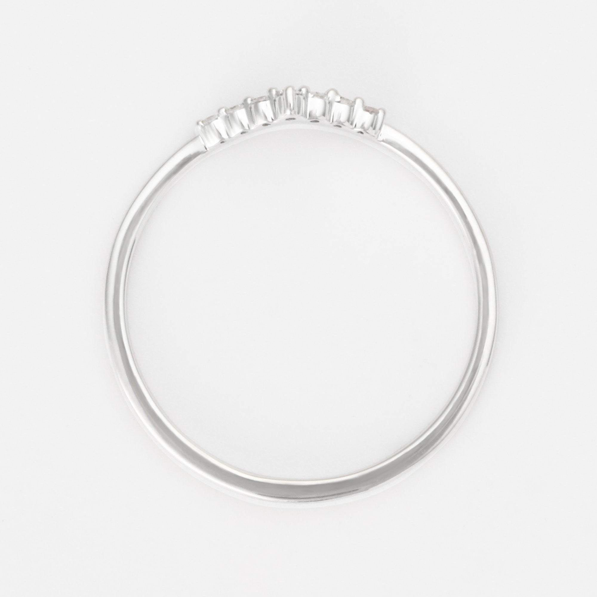 Bague "Trésor Opalescent" D0,03/7 - Or Blanc