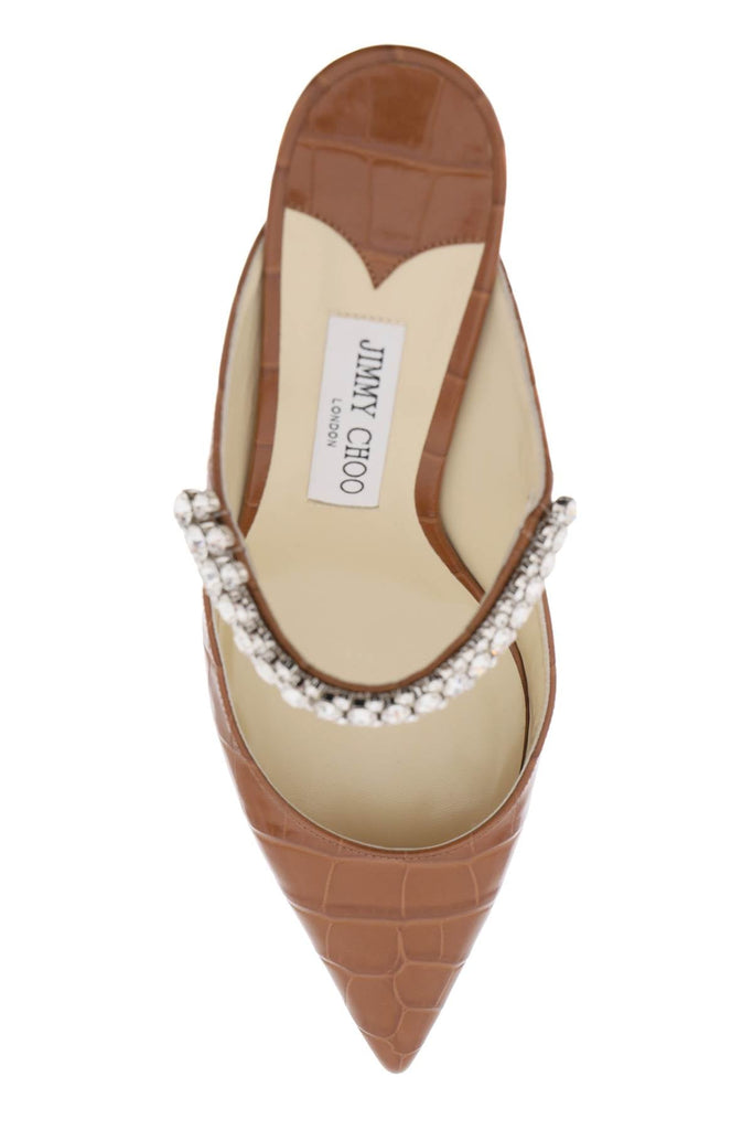 Jimmy Choo - Mules Jimmy Choo Croc-Embossed Leather Bing 65 Mules