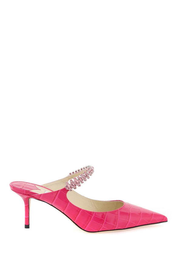 Jimmy Choo - Mules Jimmy Choo Croc-Embossed Leather Bing 65 Mules
