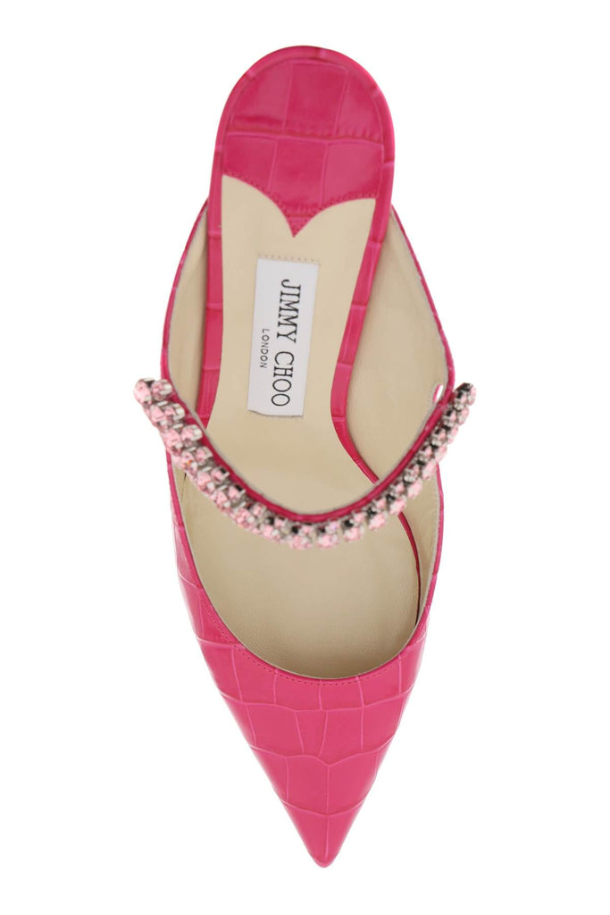 Jimmy Choo - Mules Jimmy Choo Croc-Embossed Leather Bing 65 Mules