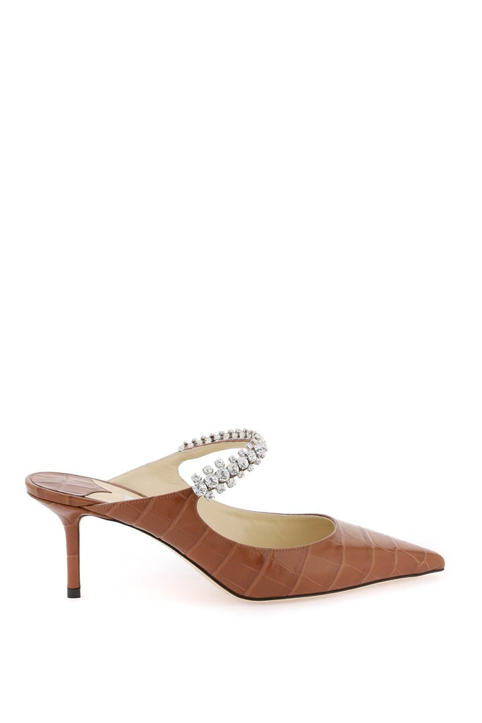 Jimmy Choo - Mules Jimmy Choo Croc-Embossed Leather Bing 65 Mules