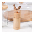 Moulin À Poivre/Sel « Cocorico » En Hêtre Huilé Naturel Ø6Xh.19 Cm
