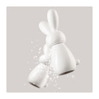 Moulin À Épices « Bunny » En Hêtre Laqué - Blanc