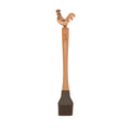 Brosse En Silicone « Cocorico » Avec Un Manche En Hêtre Naturel