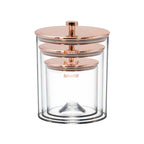Stonerose
Trois Bocaux Hermétiques 
Économe D’Espace Et Empilable
Matériau Acrylique
Couleur Or Rose
Boîte Cadeau