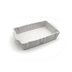 Grand Plat Rectangulaire 34X22X7 Cm En Grès À Haute Résistance Stonewhite