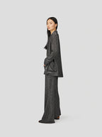 Pantalon Robin En Tricot Argenté Constellation