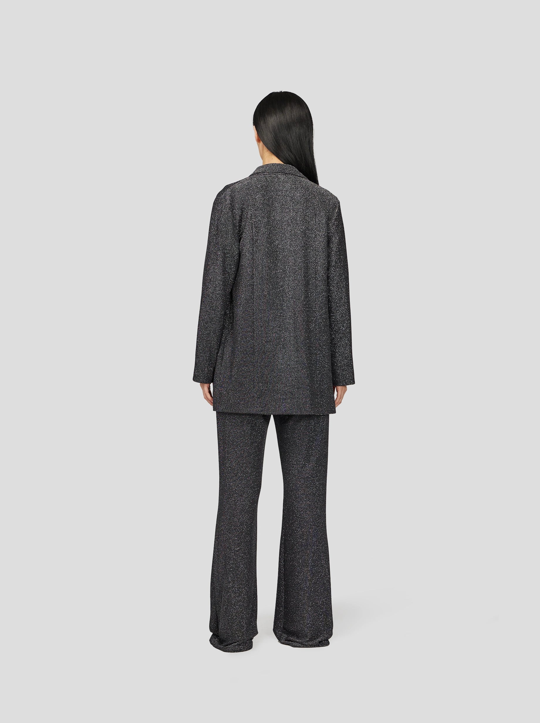 Pantalon Robin En Tricot Argenté Constellation