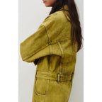 Combinaison Pantalon Manches Longues - Surteinture Jaune - Femme