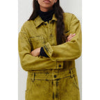 Combinaison Pantalon Manches Longues - Surteinture Jaune - Femme