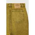 Jupe Longue Droite - Surteinture Jaune - Femme