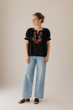 Blouse Hongroise - Noir