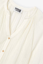 Blouse Molli Froissé Écru