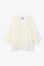 Blouse Molli Froissé Écru