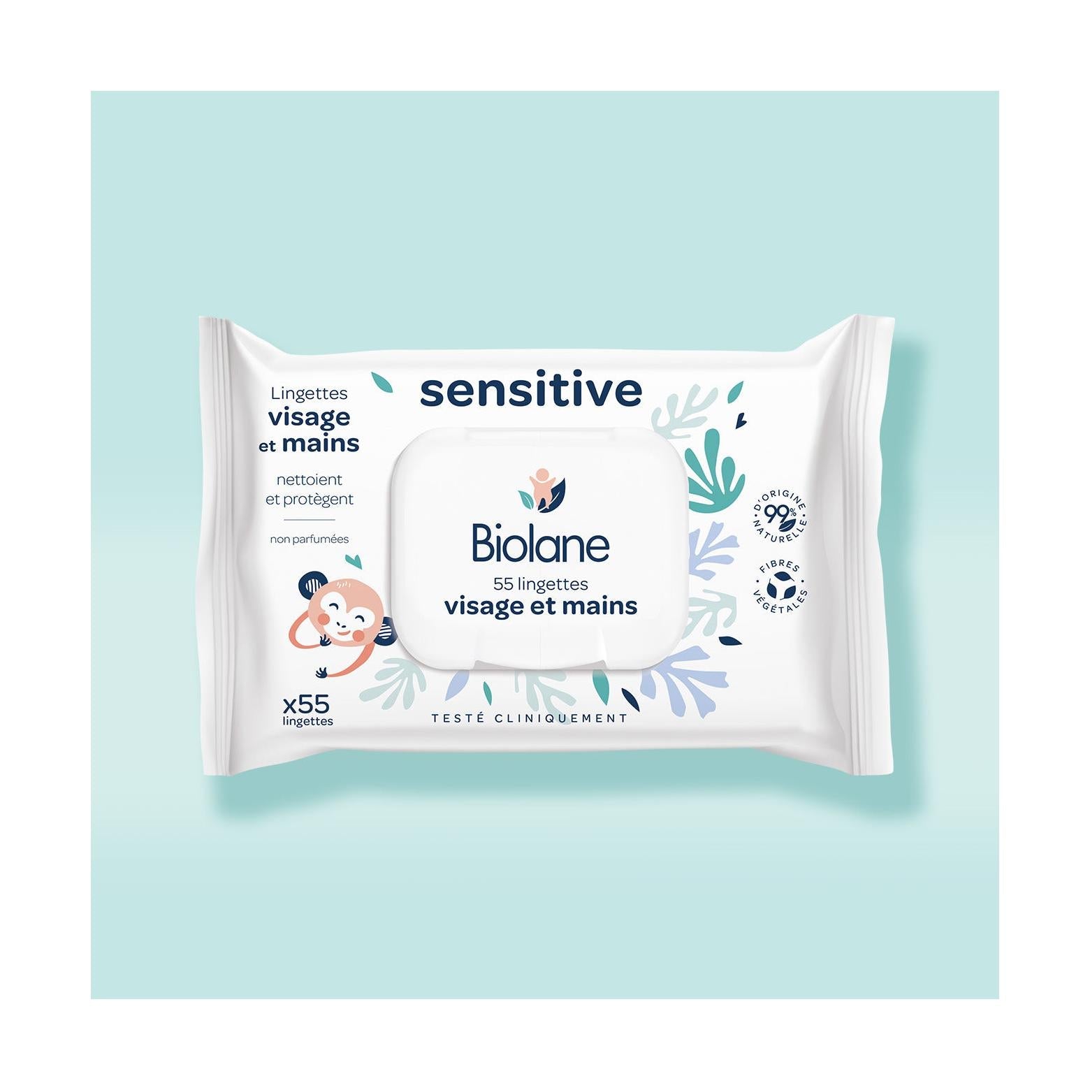 Lingettes Visage Et Mains Sensitive
