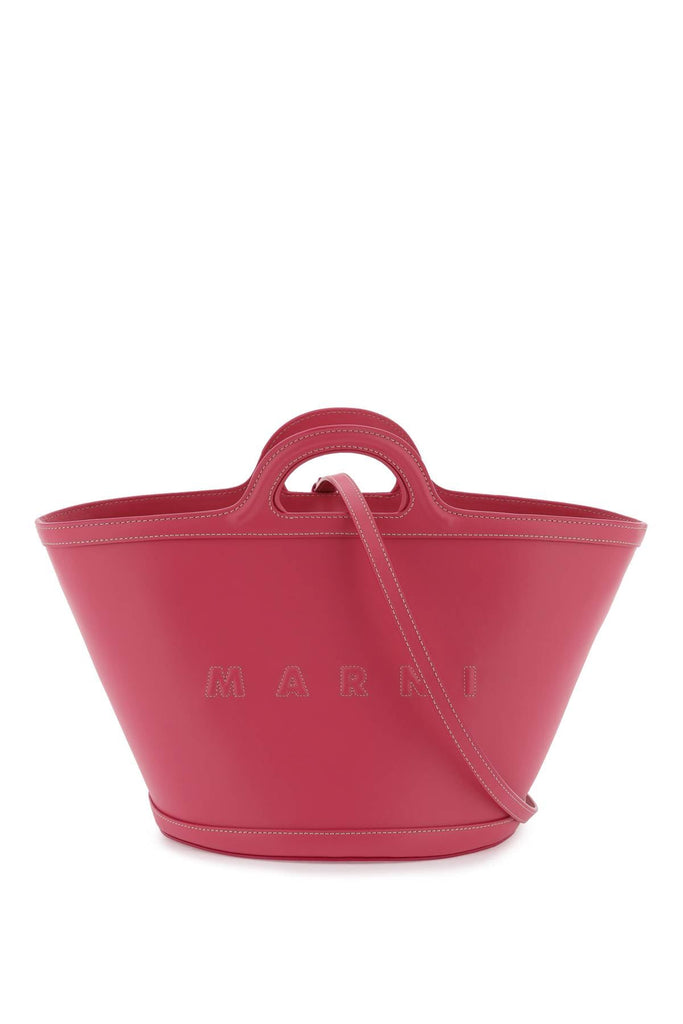 Marni - Sac À Main Marni Leather Small Tropicalia Bucket Bag