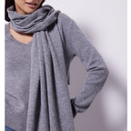 Notshy - Echarpe Cachemire Recyclé Galaxy - Gris Chine