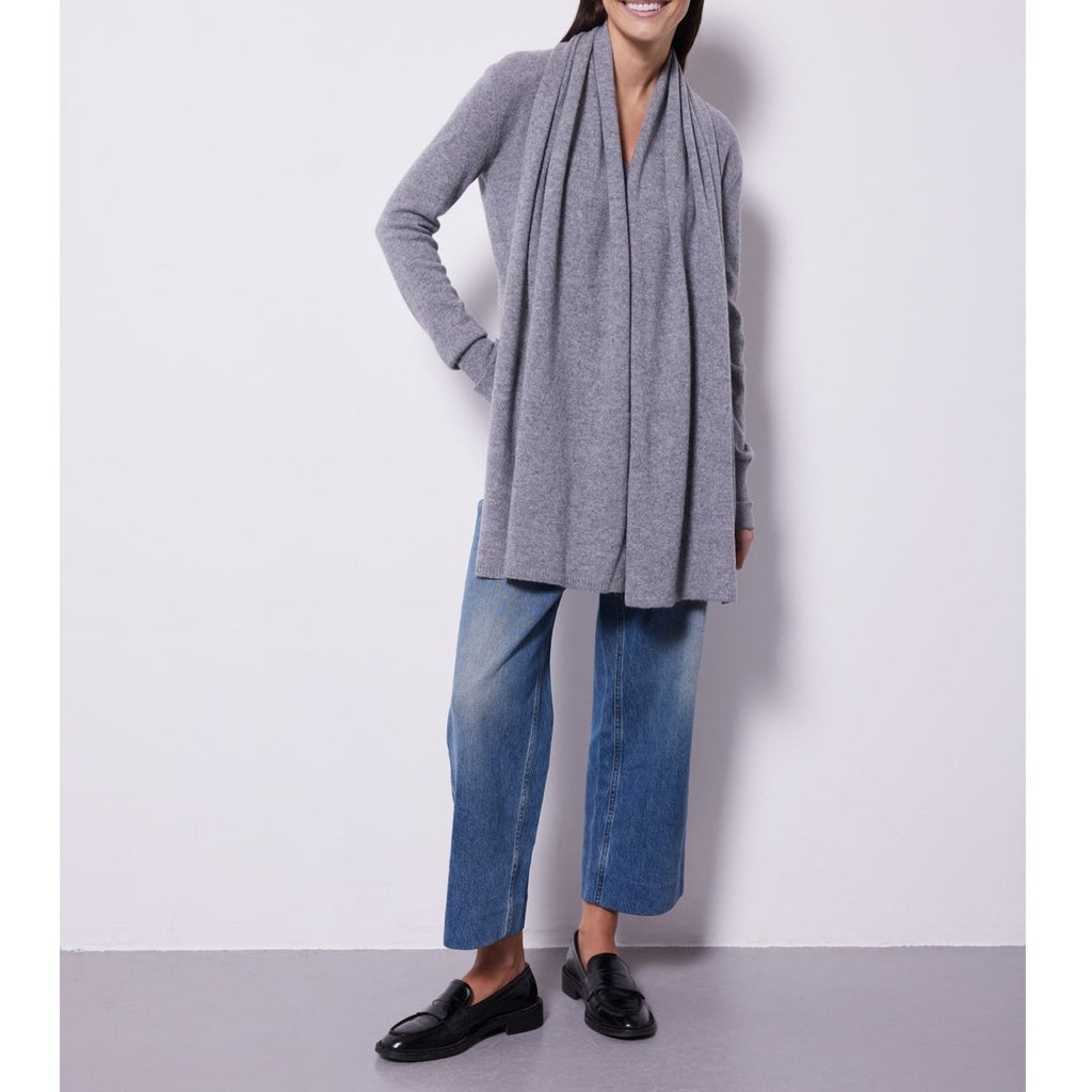 Notshy - Echarpe Cachemire Recyclé Galaxy - Gris Chine