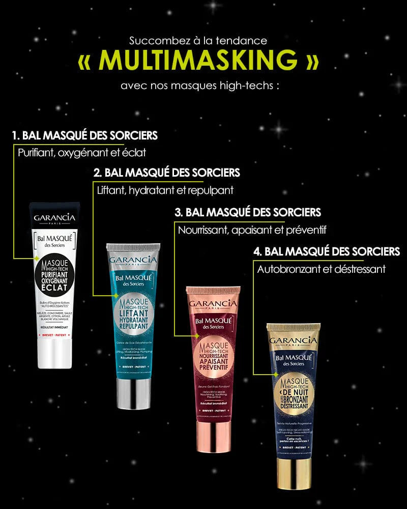 Laboratoire Garancia Masque visage [ Bal MASQUÉ des Sorciers ] NOURRISSANT, APAISANT, PRÉVENTIF