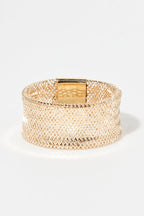 Bague " Vico Scintillant 9Mm" Or Jaune 375/1000