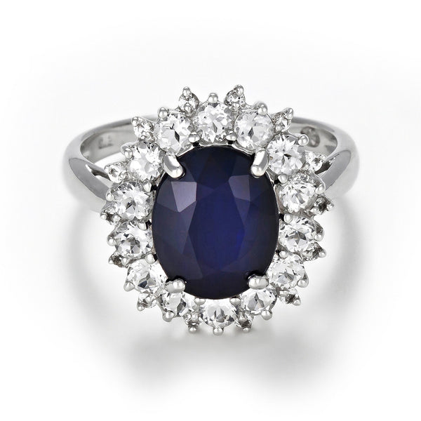 Bague "Soleil Bleu"
