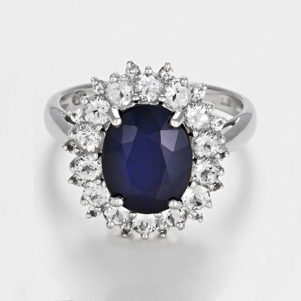 Bague "Soleil Bleu"