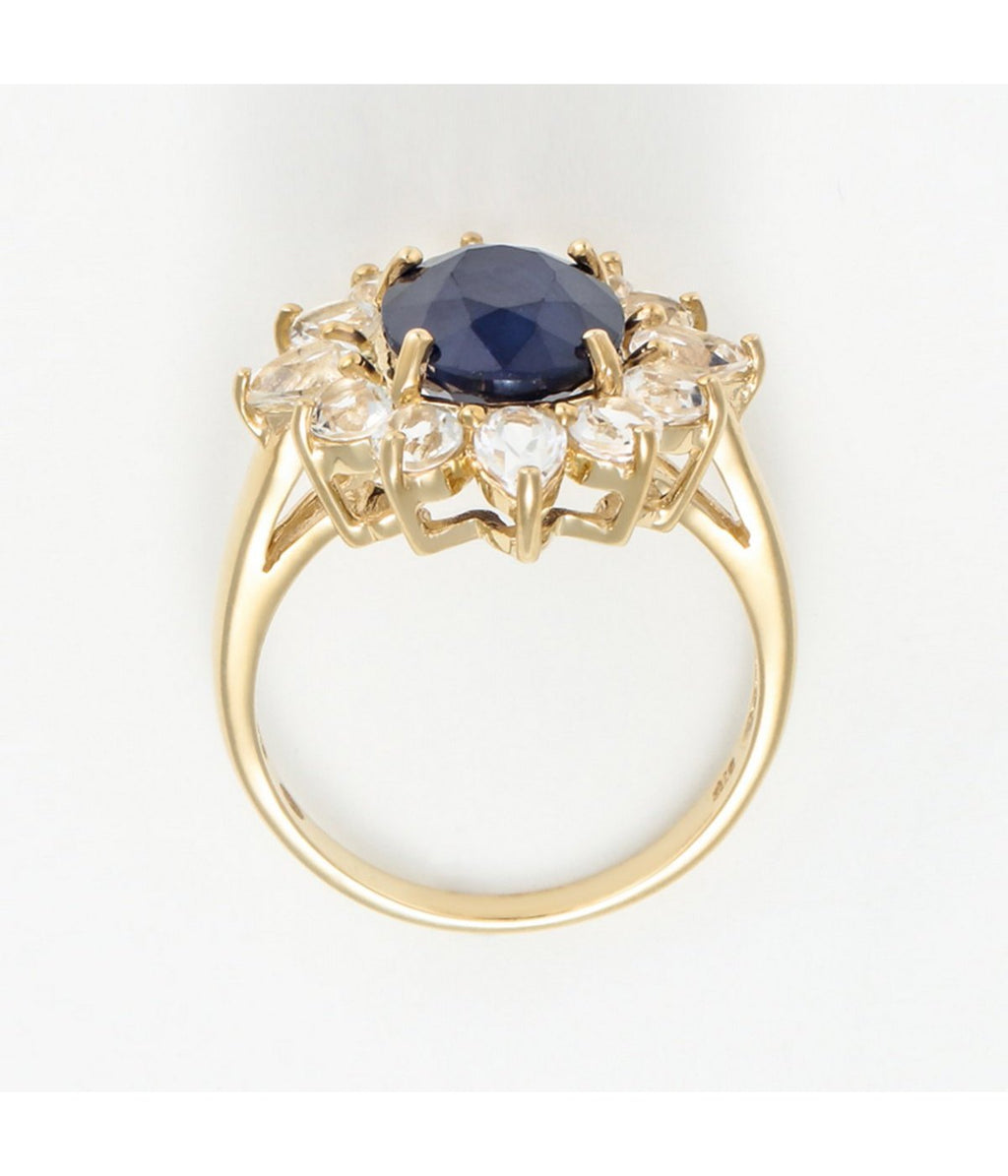 Bague "Asty" S3,50/1 Wt1,84/12 - Or Jaune 375/1000