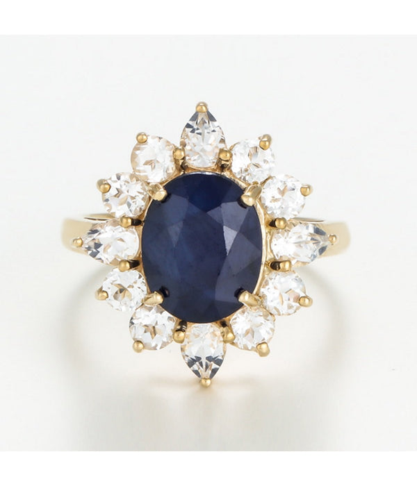 Bague "Asty" S3,50/1 Wt1,84/12 - Or Jaune 375/1000