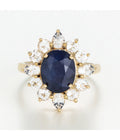 Bague "Asty" S3,50/1 Wt1,84/12 - Or Jaune 375/1000